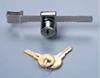 KNAPE & VOGT Adjustable Rachet Sliding Door Lock with Disc Tumbler