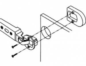 Blum CLIP Glass Door Hinge Cover Caps