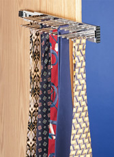 Chrome Tie Rack