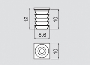 Clip top BLUMOTION Dowel