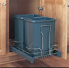 REV-A-SHELF Double 15 At. Pull-Out Waste Container