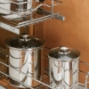 Double Pull-Out Chrome Baskets Rev- A Shelf 5WB Series