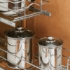 REV-A-SHELF Double Pull-Out Chrome Baskets Rev- A Shelf 5WB Series