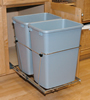 Double Pull-Out Waste Containers