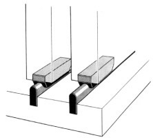 Fibre Track & Glide for Wood Doors