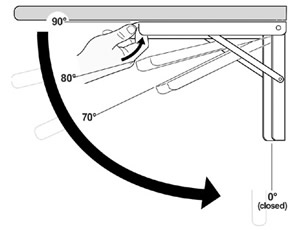 Folding L-Brackets