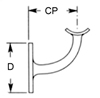 LAVI INDUSTRIES Handrail Bracket