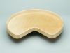 Kidney Shaped Lazy Daisy Tray with Steel Bearing - Banded Wood