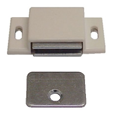 Magnetic Catch for Cabinet Doors - Plastic