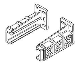 Rear mount socket set