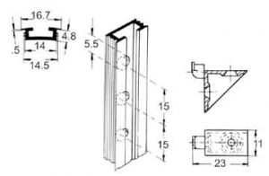 Rehau Shelf Clip