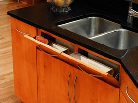 Rev-A-Shelf Stainless Steel Tip-Out Tray