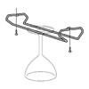 FEENY MFG. Single Row Stemware Holder