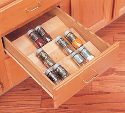 Spice Drawer Inserts - Wood