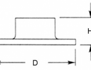 Store Fixture Hardware Floor Flange