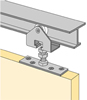 System 1210 - Sliding Door Hardware for Inset Doors