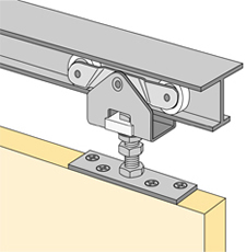 System 1230 - Sliding Door Hardware for Single Doors