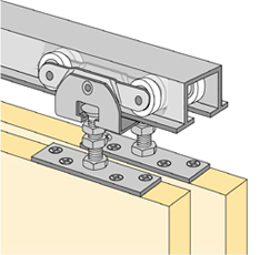 System 72222 - Sliding Door Hardware Bi-Passing