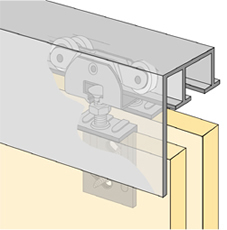 Hettich System 73034 Hettich Bi Passing Sliding Door Hardware