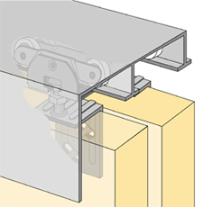 System 73134 - Sliding Door Hardware Bi-Passing