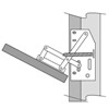 Tip Out Tray Scissor Hinge