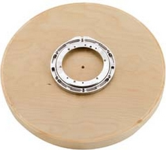 Wood Lazy Susan Shelf Round