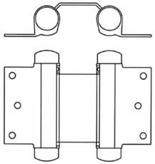 Double Action Spring Hinge - Surface Mount