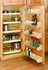 REV-A-SHELF Wood D-Shaped Pantry Sets - Independently Rotating